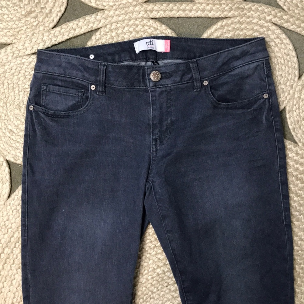 Cabi sz 6 Boyfriend Slim Grey Jeans - Picture 3 of 8